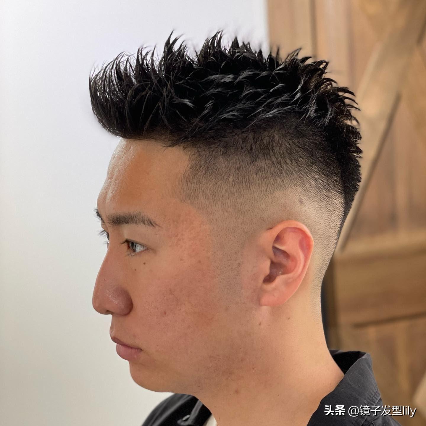 时尚男生发型展示，从头开始，展现自信魅力与成就的力量