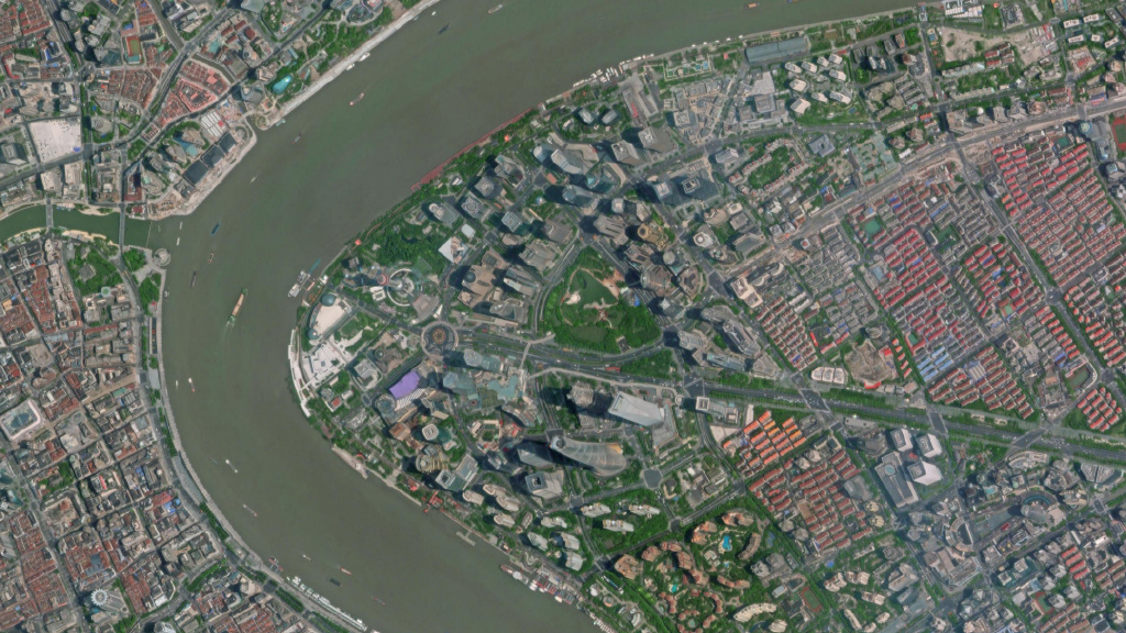 最新航拍卫星影像图